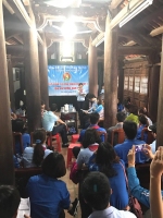 Tập huấn nghiệp vụ phụ trách đội tại đền thờ Thầy giáo Chu Văn An