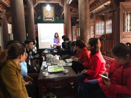 Ban Quản lý Di tích thị xã Chí Linh tập huấn kỹ năng nghiệp vụ cho cán bộ, nhân viên