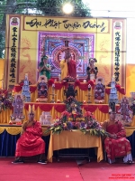 Ban QLDT thị xã Chí Linh phục dựng thành công Lễ Mông sơn thí thực tại lễ hội chùa Thanh Mai năm 2017.