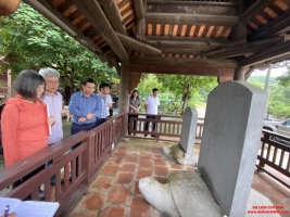 Chuyên gia UNESCO thẩm định Di tích Chùa Thanh Mai