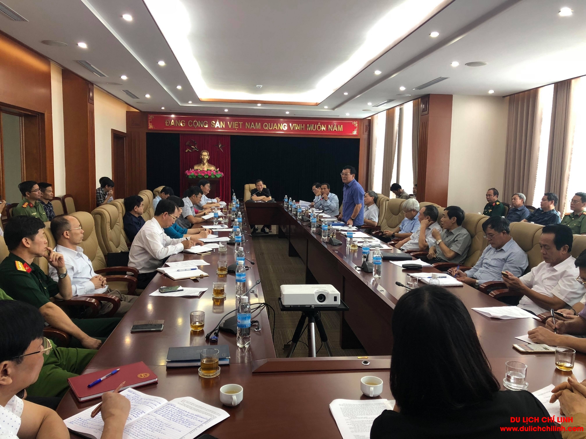 Thường trực Tỉnh ủy kiểm tra công tác chuẩn bị lễ hội mùa thu Côn Sơn - Kiếp Bạc năm 2018